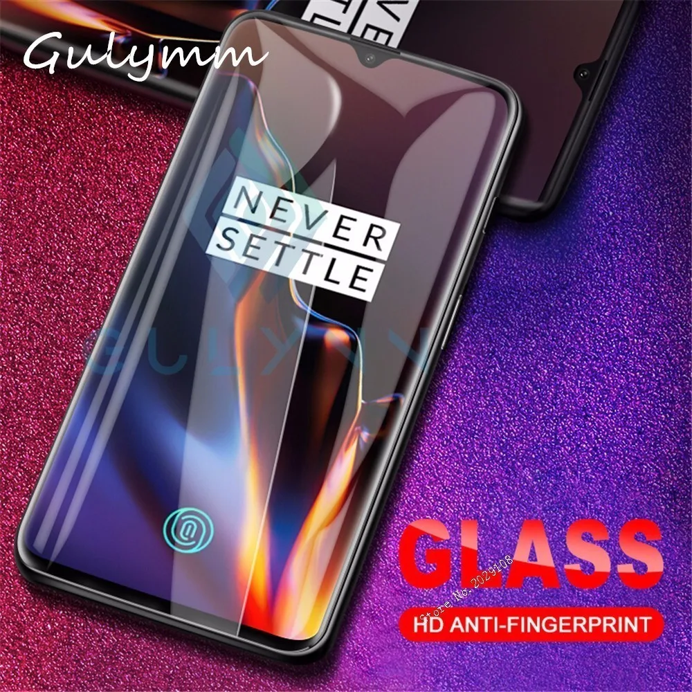 Закаленное стекло с полным покрытием HD для Oneplus 6 T 5 Защита экрана One Plus 5T 1 + 7 Oneplus6