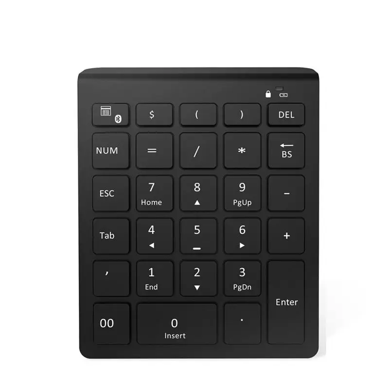 AAAJ Ультра тонкий 28 клавиш Bluetooth цифровая клавиатура номер Pad с ножничным