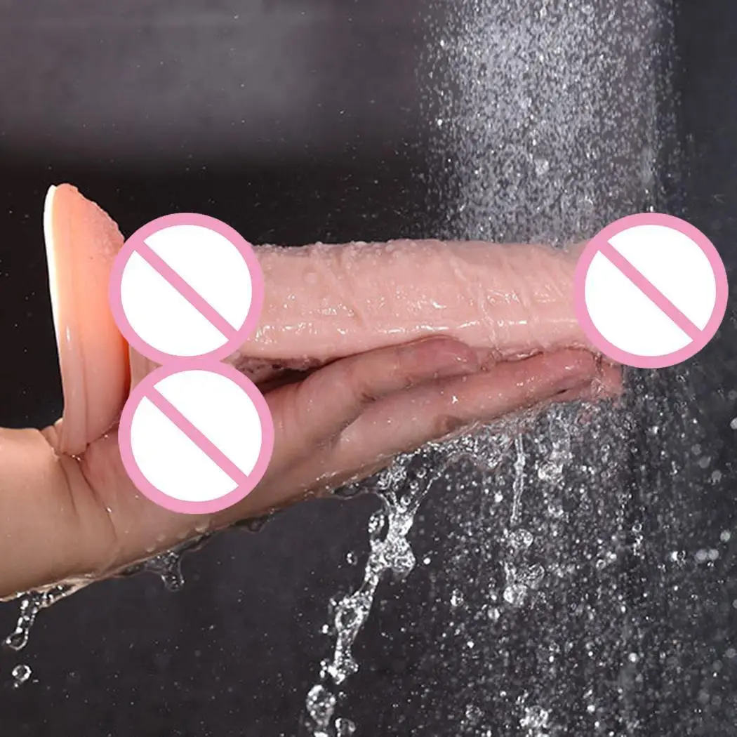 LI BO Dildo for Women Medical Silicone Big Realistic Strong Suction Cup Sex Toys Woman G Spot Clitoris Stimulator | Красота и