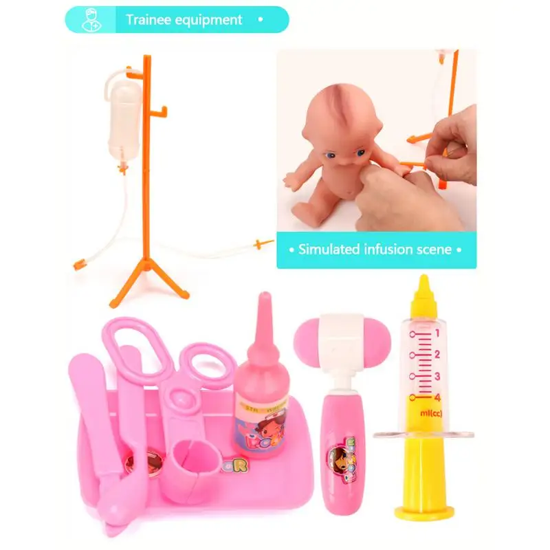 

Pretend Play Toys Role Doctor 21 Sets Of Play House Toys Children Doctor Toy Set Simulation Medical Tool Kit