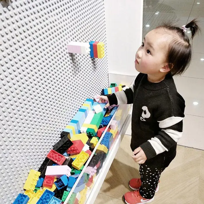 Строительные блоки основа для пола Legoings сделай сам творческие кирпичи объемные