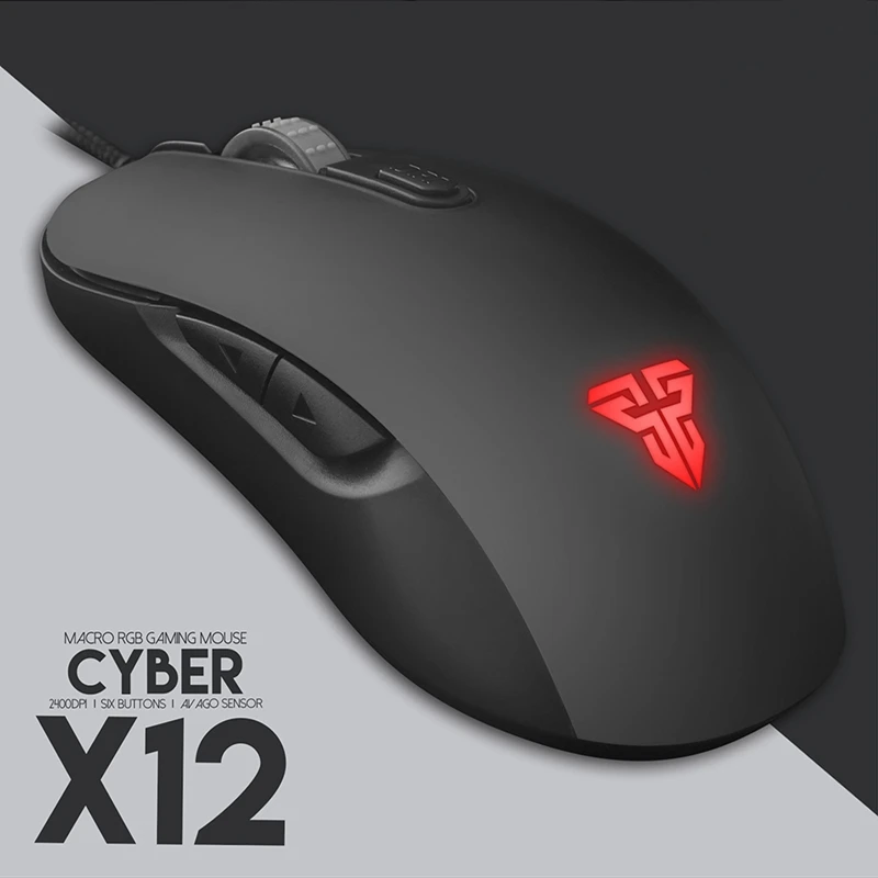 Fantech X12 компьютерная проводная мышь 2400 dpi USB оптическая ПК игровая кабель 6 кнопок