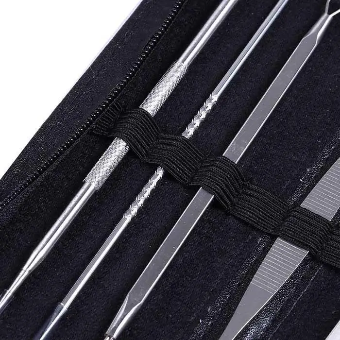 New Metal Blackhead Pimple Blemish Acne Extractor Face Remover Curved Tweezers Silver Tools Kit | Компьютеры и офис