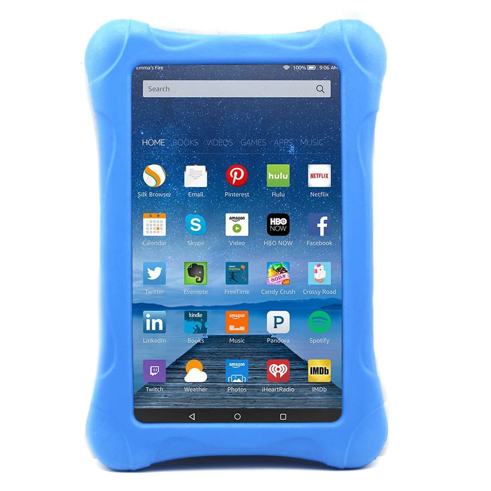 Детский ударопрочный чехол 7 дюймов планшеты рукав для Amazon Kindle Fire HD 2015/2017 детская Толстая Пена EVA задняя