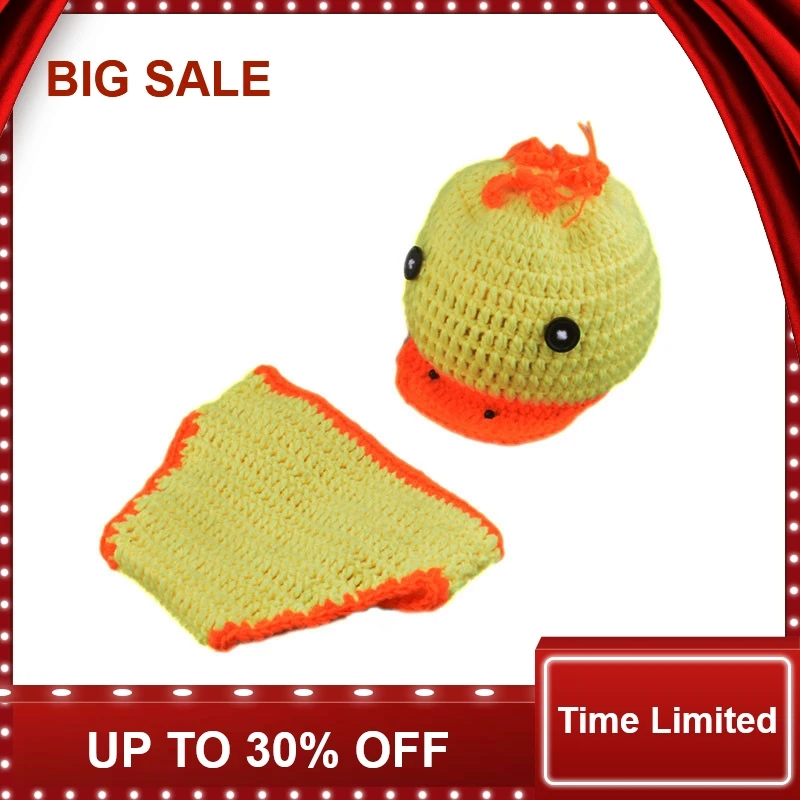 

Newborn Baby Photography Props Soft Handmade Knit Cute Crochet Outfits Baby Cap Beanie Accessories