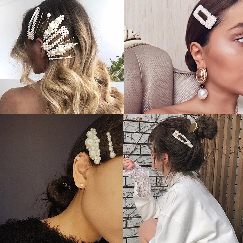 Flatfoosie 2019 New Simulated Pearls Dangle Earrings For Women Elegant Wedding Party Trendy Girls Statement Earring Drop Jewelry | Украшения