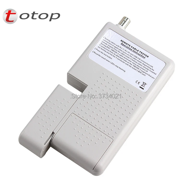 Тестер сетевых кабелей RJ-45 RJ-11 USB и BNC дистанционного Кабельный тестер для UTP STP LAN