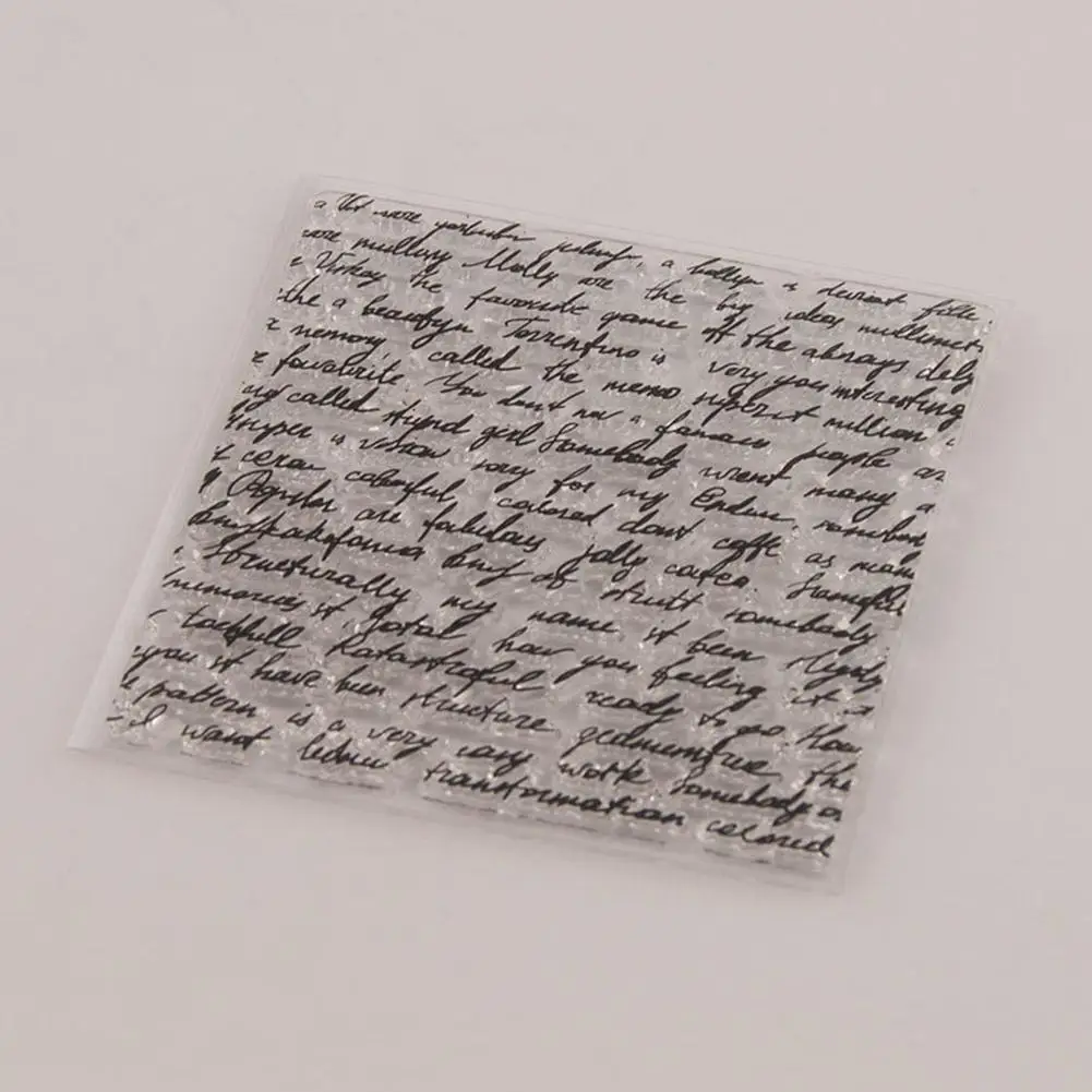 Adeeing Transparent Silicone Stamper For Diy Diary Photo Album Decor | Дом и сад
