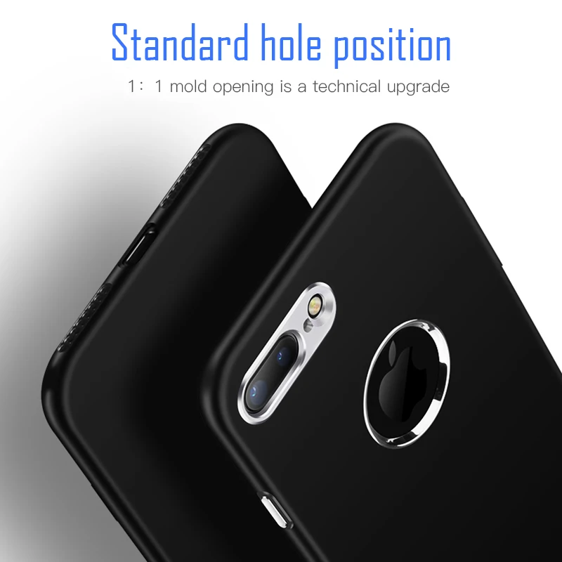 Чехол для iPhone 7 6S Plus 6 8 роскошный мягкий ТПУ ультра тонкий полный X XS Max XR чехлы