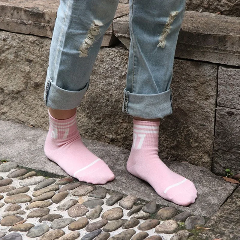 Happy носки для девочек Calcetines Divertidos женщин летние Moda Feminina Высокое качество цифровой