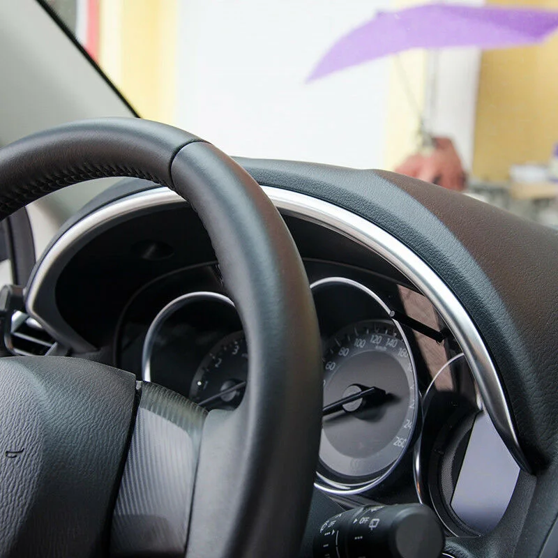 Для Mazda Cx 5 Cx5 KE 2012 2013 2014 2015 2016 хром подсветка приборной панели Панель изогнутая