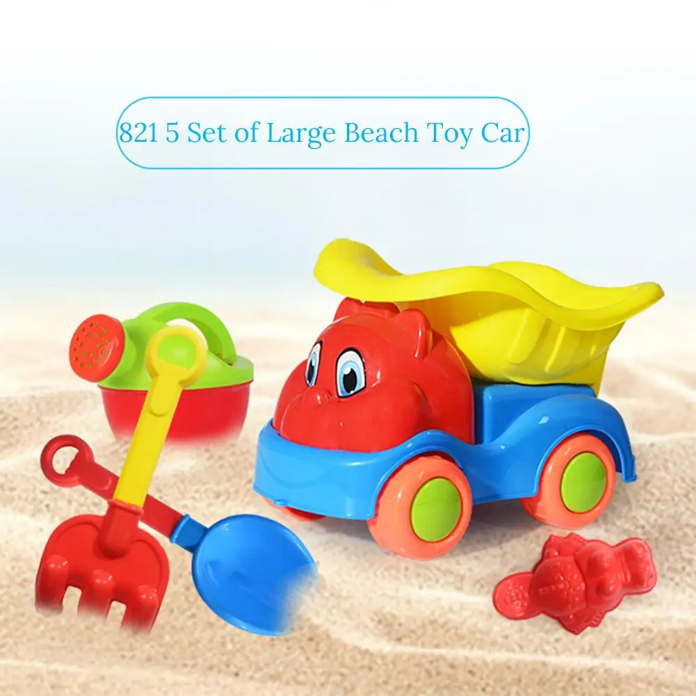 Children Beach Toy Car Set Non-toxic Plastic Sand Snow Play Model For Babies Outdoor Toys | Игрушки и хобби