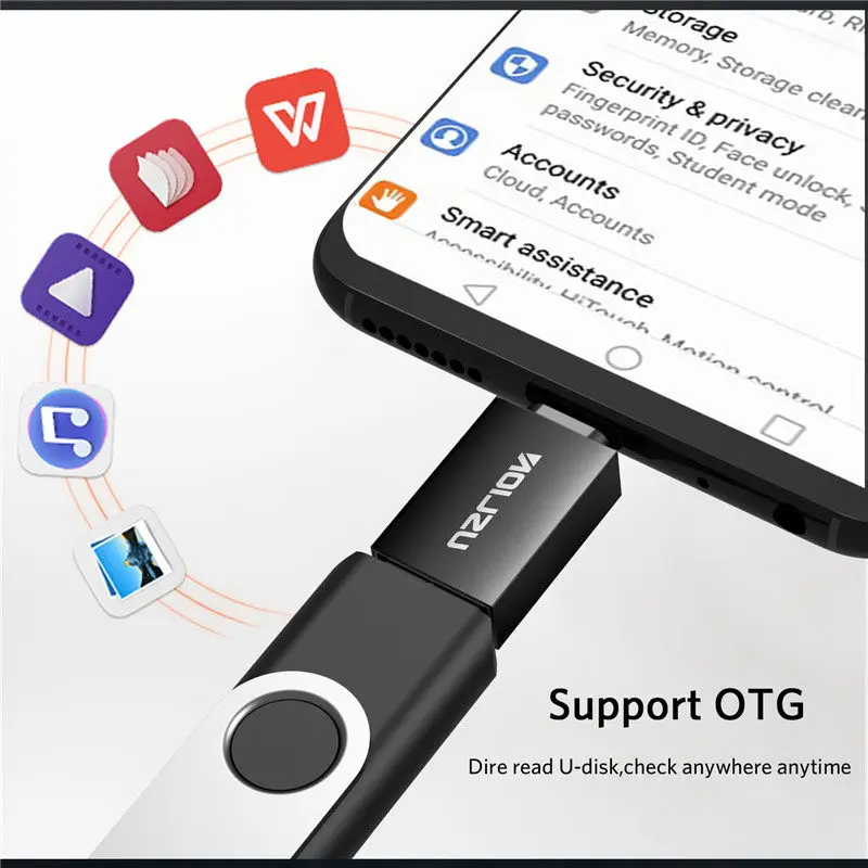 Переходник USLION с USB Type c на Usb 3 0 переходник OTG C для Samsung Galaxy S8 S9 адаптер поддержкой