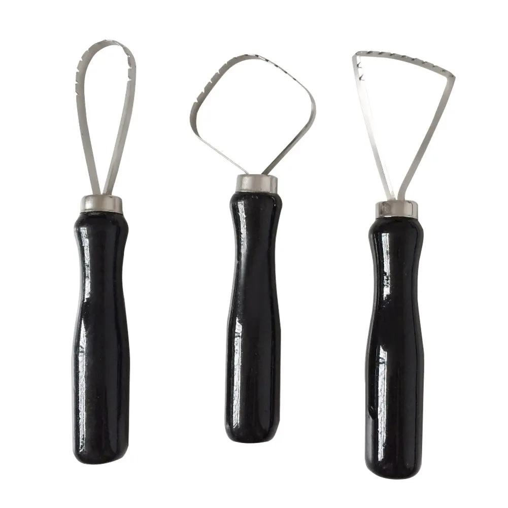 Лидер продаж 3 шт. Скульптура скребок Ножи Резные ила Shaper Керамика гончарная