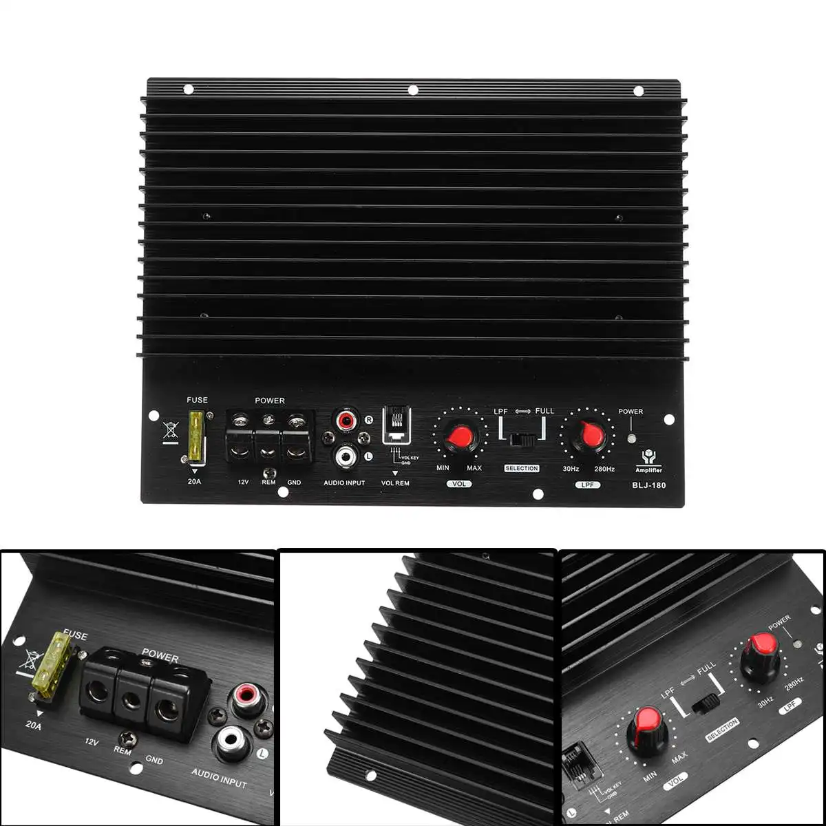 

12V 1000W Car Amplifier Board Multichannel Audio Amplifier Subwoofer Powerful Bass DIY Amp Board Auto Car Music Player