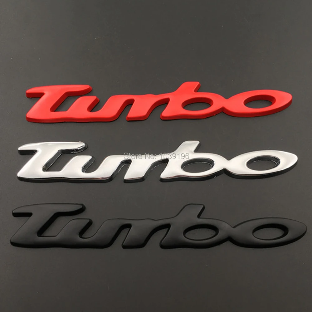 Новый Стайлинг автомобиля Turbo Boost загрузка увеличения 3D металлический хром