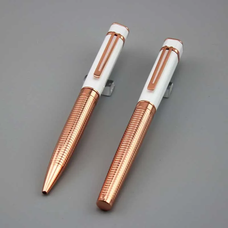 

2pcs luxury roller ball pen and ballpoint pen School Office supplies business gift teacher student present free shipping