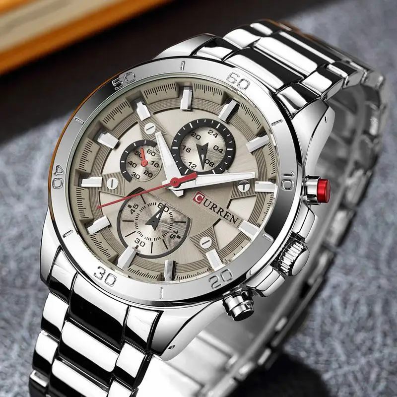 Curren 8275 новинка 2019 Топ бренд роскошные часы для мужчин Relogio Masculino кварцевые модные