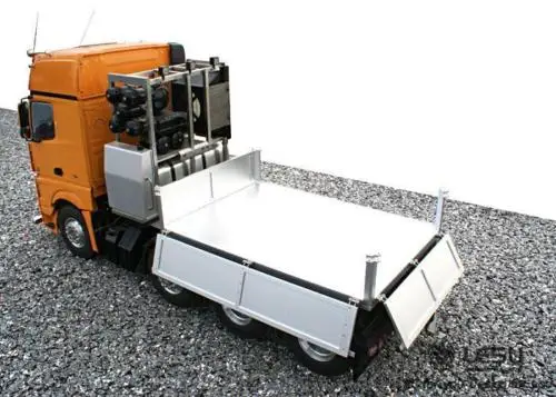 LESU RC 280 мм металлический автомобиль ведро грузовой ящик 8*8 трактор грузовик