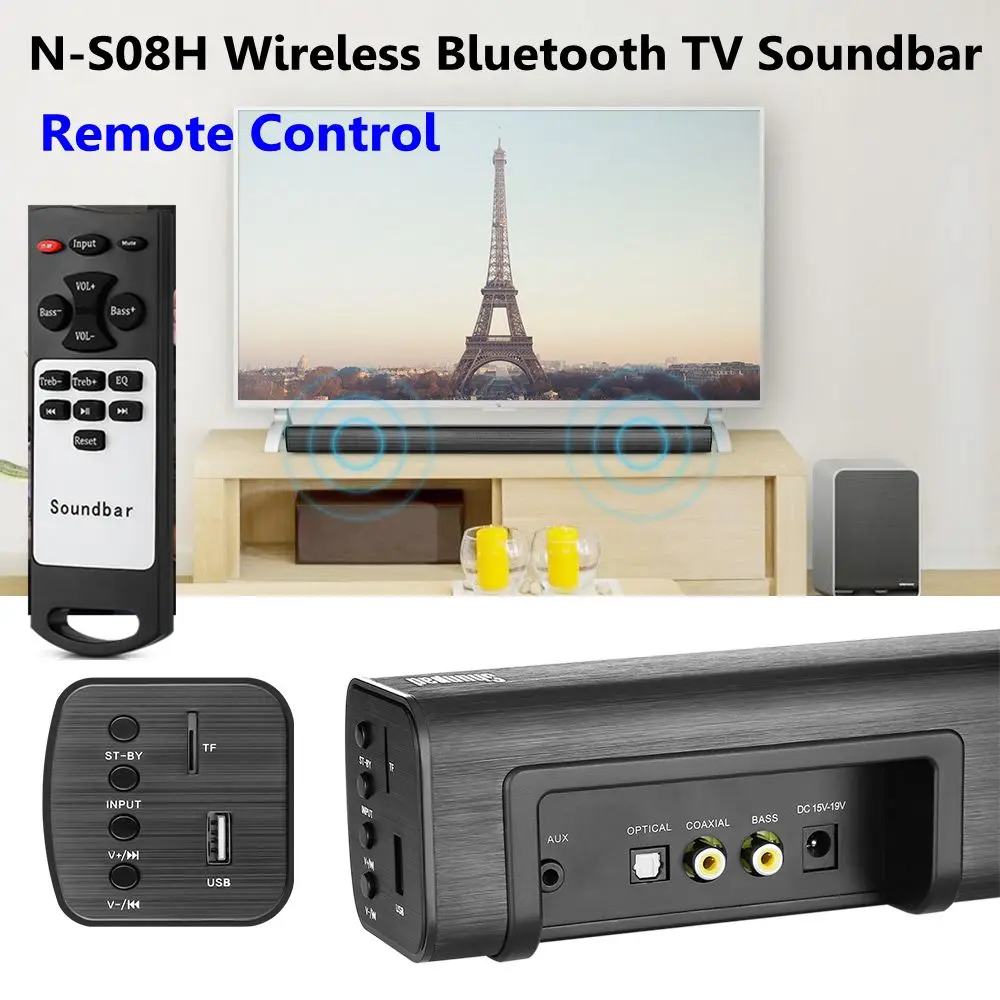 Zeepin Shunpad N S08H беспроводной Bluetooth Саундбар динамик телевизор Сабвуфер