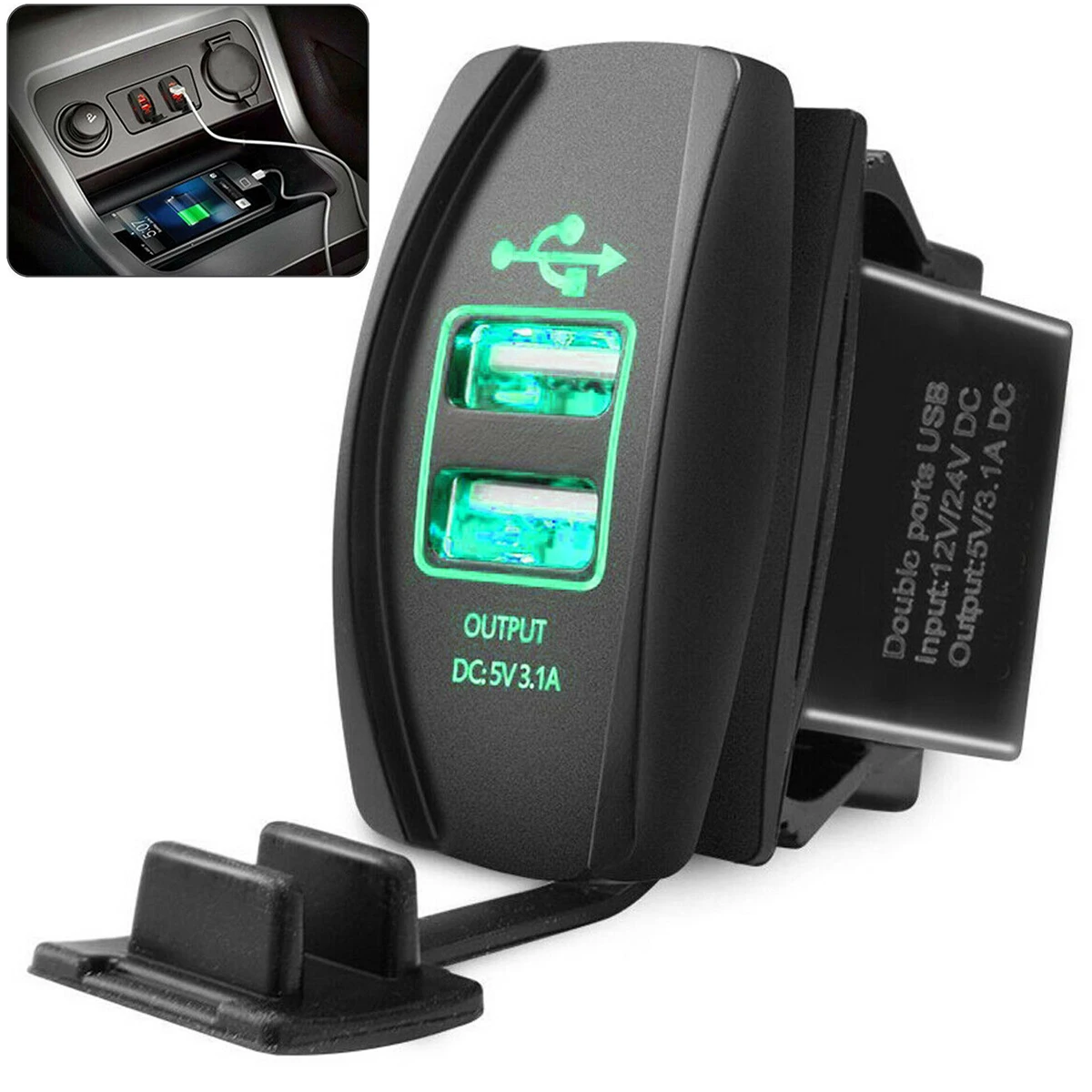 Универсальное автомобильное зарядное устройство SOONHUA 3 1 а с двумя USB