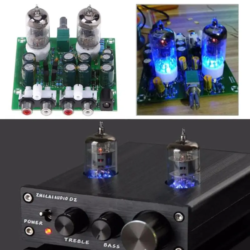 6J1 Hifi Stereo Electronic Tube Preamplifier Board Finished Preamp Amplifer | Электроника