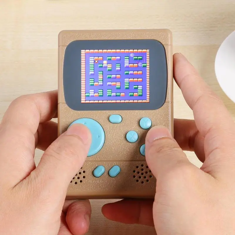 ALLOYSEED Mini 2.4" LCD Color Display Video Game Console Portable Pocket Retro Handheld Player Built-in 198 Classic Games |