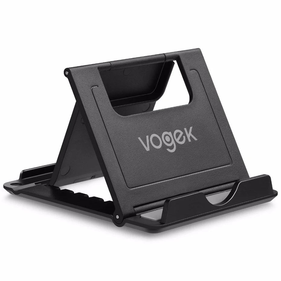 Пластиковая подставка держатель для сотового телефона Vogek гибкий складной