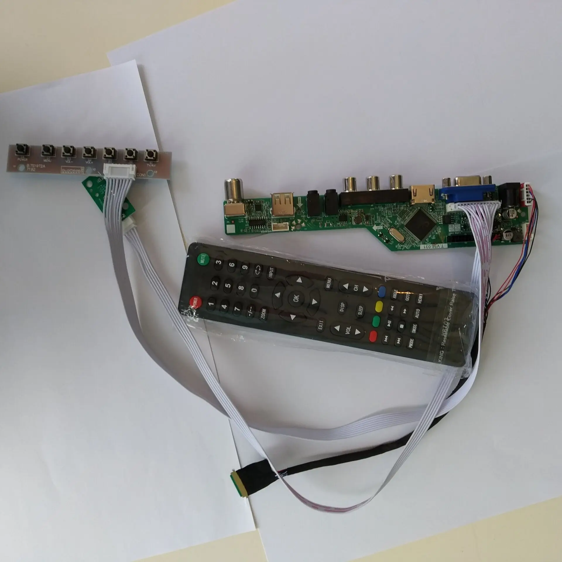 

TV HDMI AV USB VGA AUDIO LCD LED card Controller Board display For LP173WD1-TLE1 1600X900 17.3" cable monitor