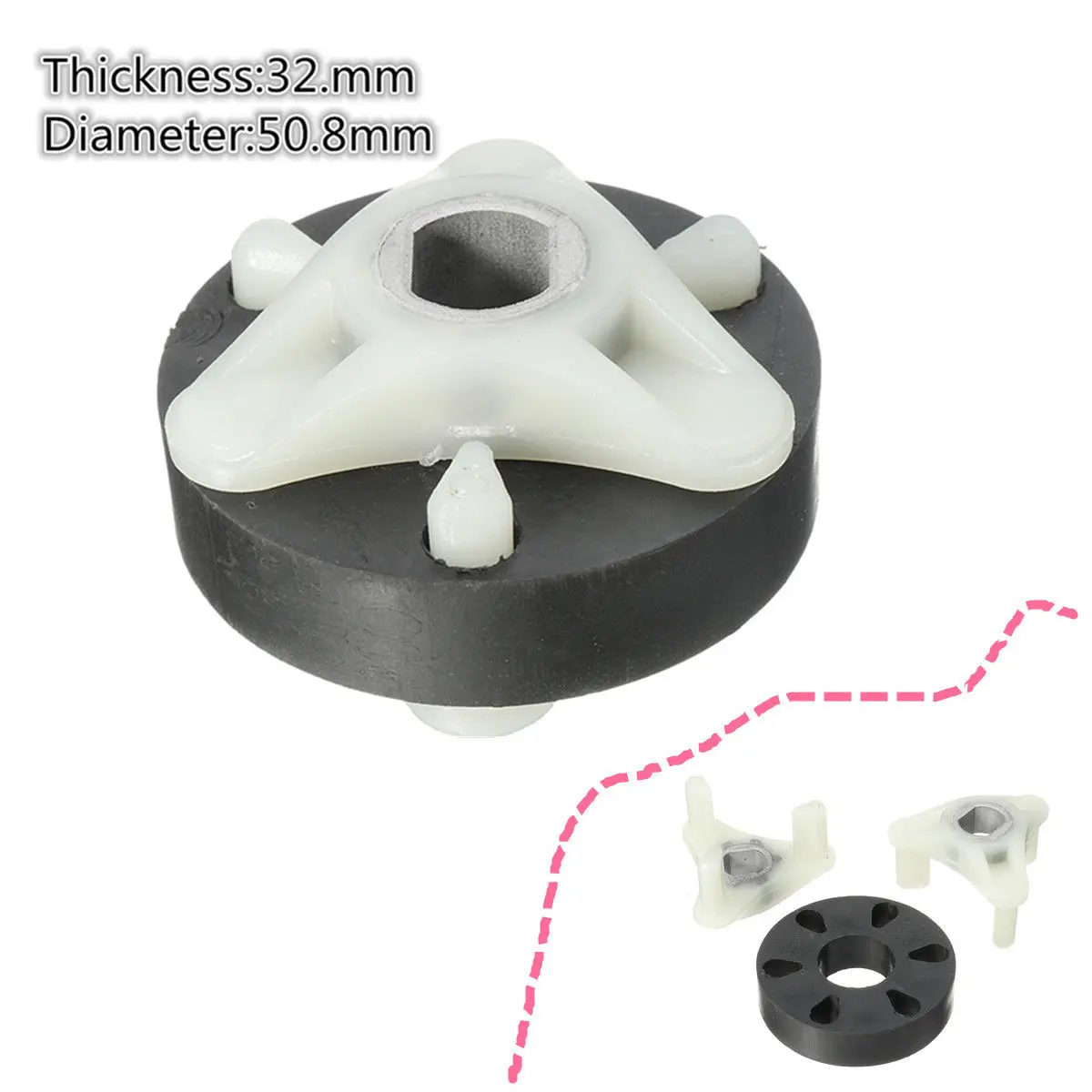 Шайба Двигателя переходник муфта для джакузи Kenmore адмирал стиральная машина