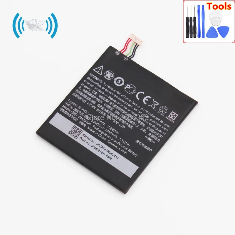 Новинка Встраиваемая батарея VK 2100mAh/7.98Wh 3 8 V BM35100 для One X + S XC XL G23 S720E S728 E720T X720d X325E