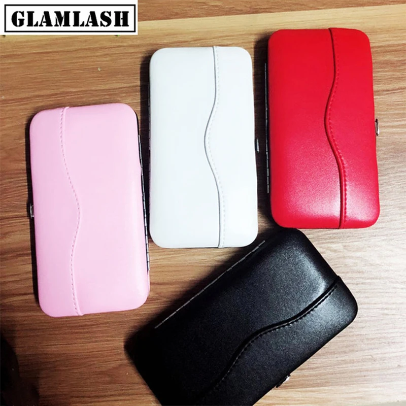

GLAMLASH premium lash Tweezer case makeup eyelash nail tweezers tools storage box bag Cosmetic Tool Storage Case Organizer