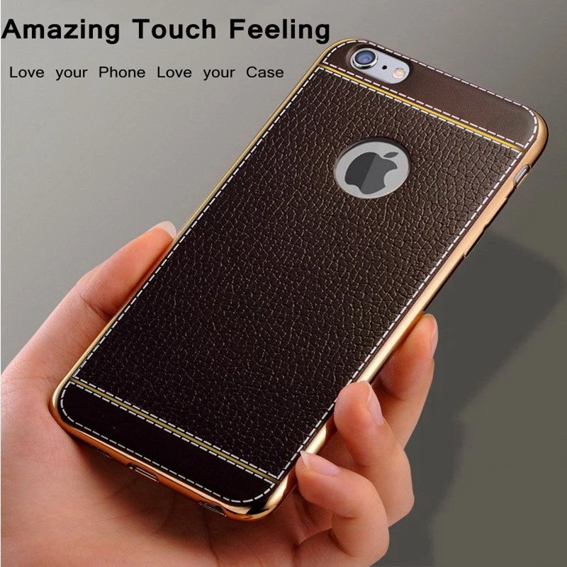 KISSCASE Retro Leather Case For iPhone X XS MAX 8 7 Plus Soft 6 6s 5 5S SE Phone Back Cover Funda Coque |