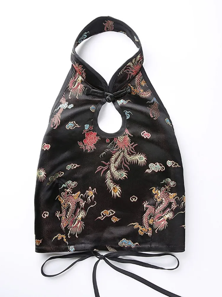 Пикантные Клубные готические OL женские топы в стиле панк пляжные черные уличные