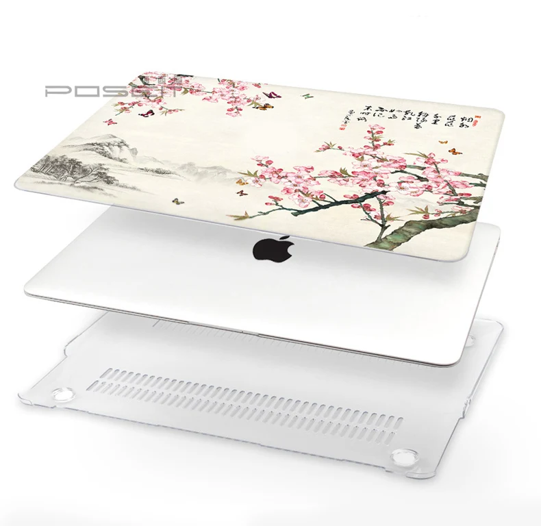 Жесткий Чехол для ноутбука с рисунком MacBook Air Pro 11 12 13 15 Touch Bar 2018 Release A1990/A1989 |