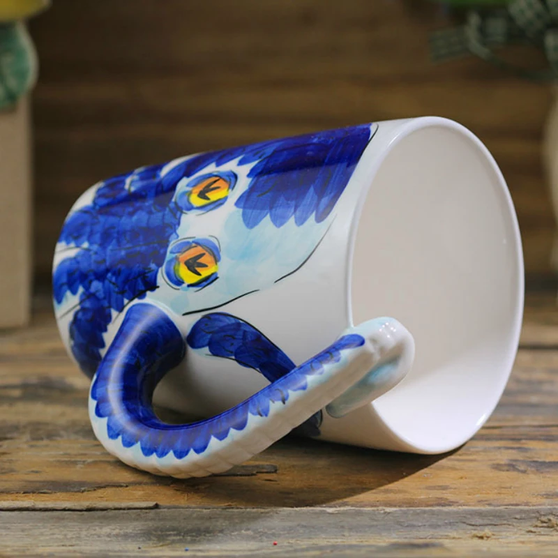 3D Животное осьминог керамическая чашка рисованная мультфильм кофейная