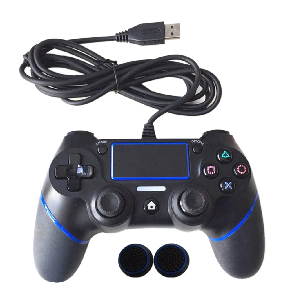2 м Usb проводной контроллер для Ps4 Dualshock 4 геймпады (синий)|Геймпады| |