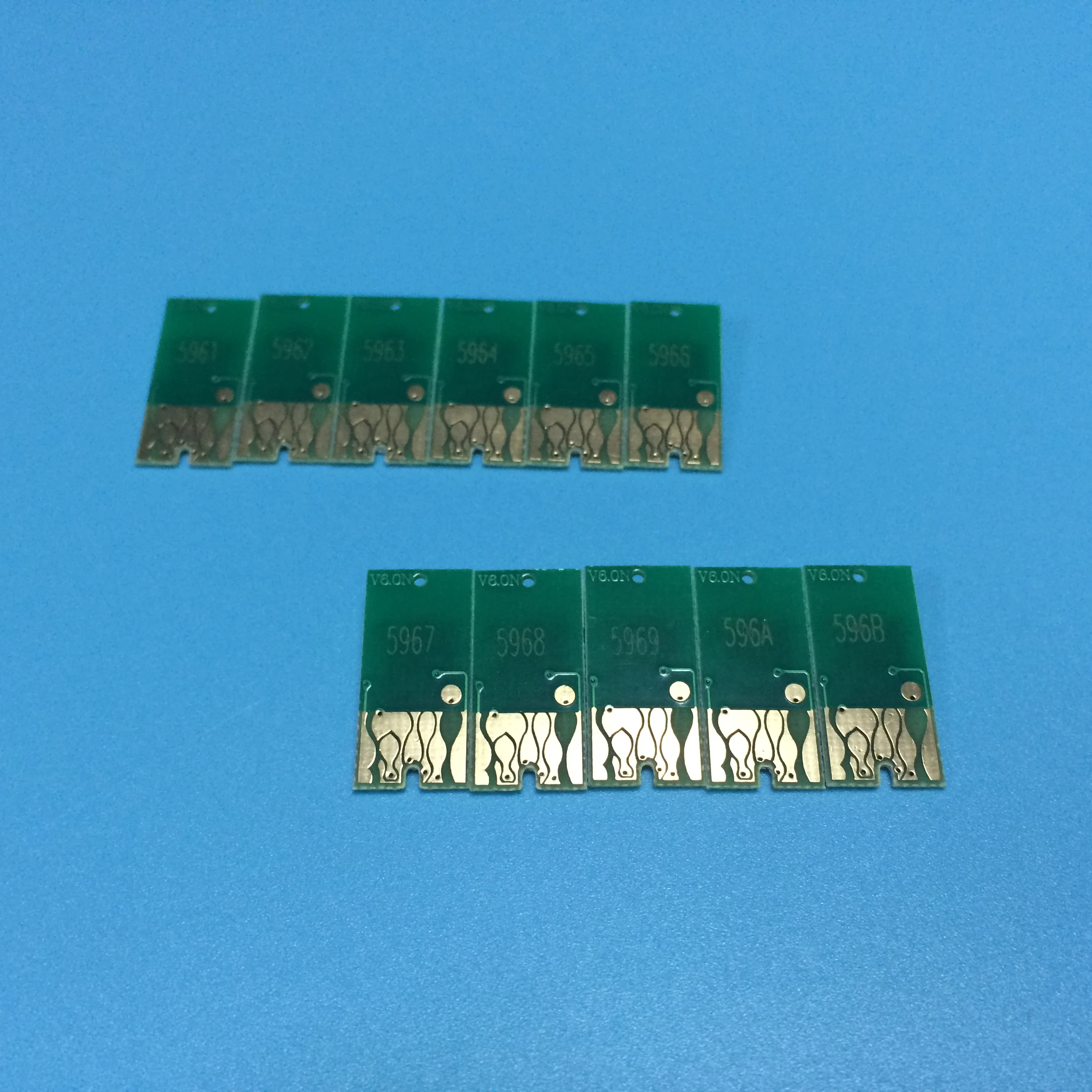 

11 Color Resettable Cartridge Chip T5961-T5969 T596A T596B For Epson 7900 7910 7910PS 9900 9910 9910PS Printer