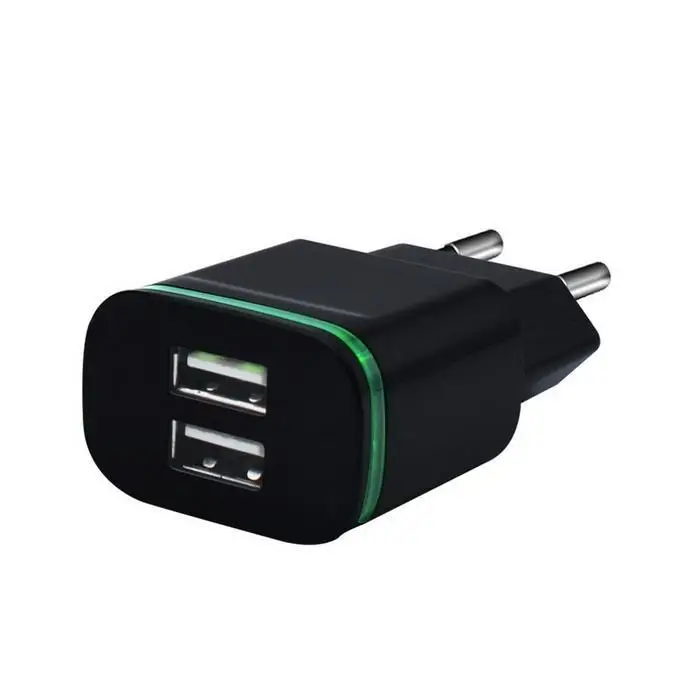 2 USB модуль с разъемами Универсальное зарядное устройство светодиодный свет 5 в 2.1A