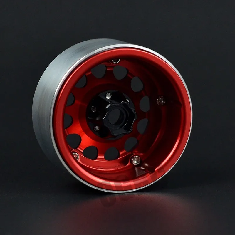 4 шт. 2 дюймов металлический обод колеса Beadlock для 1/10 RC Гусеничный автомобиль TRX4