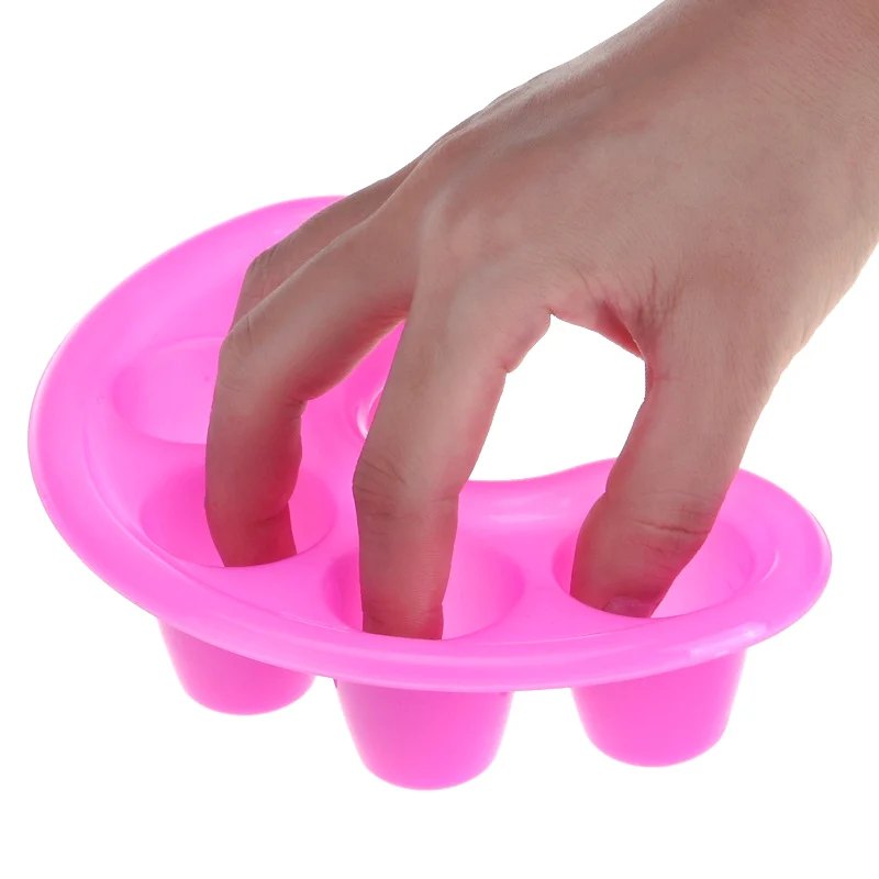 WiRinef Colors Nail Polish Remover Soaker Bubble Bowl Massage Hand Manicure Soak Gel | Красота и здоровье