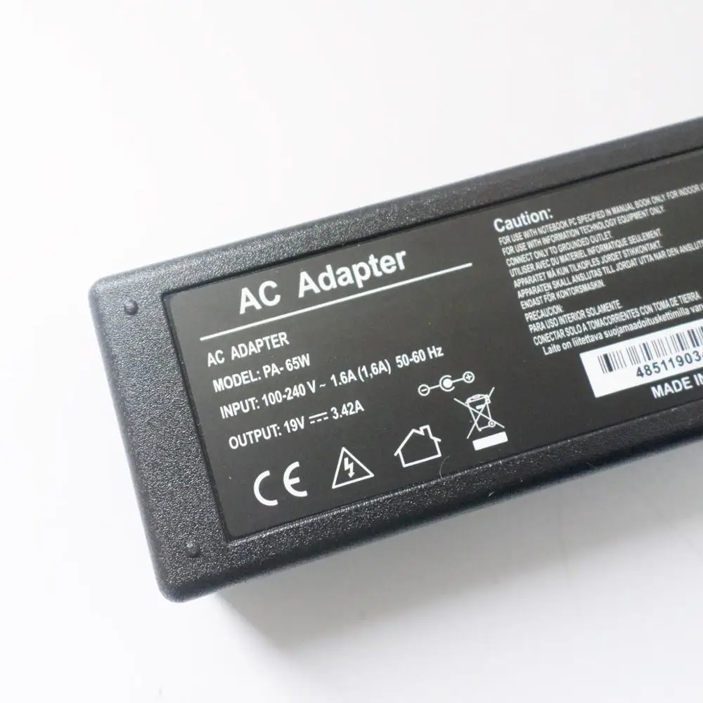 Новое зарядное устройство 65 Вт адаптер переменного тока для Gateway Acer Aspire LT2105u lt2023u