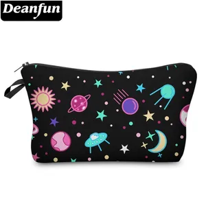 Косметичка Deanfun Galaxy, водонепроницаемая, с принтом, космическая, красивая, цветная, портативная, 51469