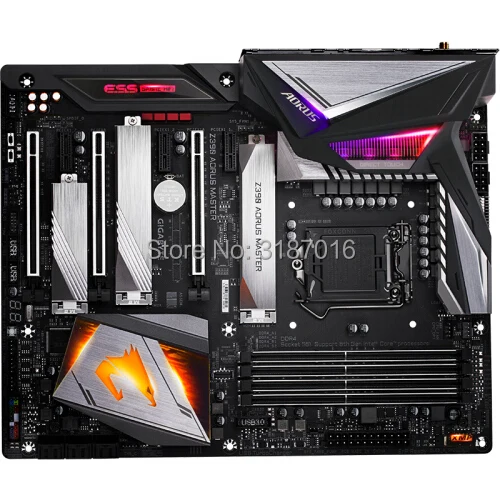 Новинка для Gigabyte GA-Z390 AORUS мастер оригинальный рабочего Z390 материнская плата LGA 1151
