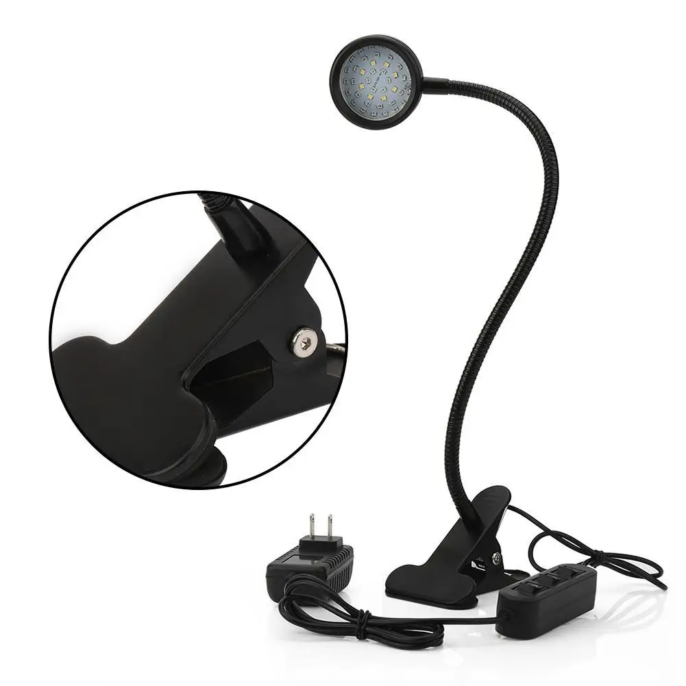 

New 6W 44PCS LED Grow Light 7 Lighting Modes Lamp Bulb for Plant Hydroponic Full Spectrum With Clip EU US AU Plug Type