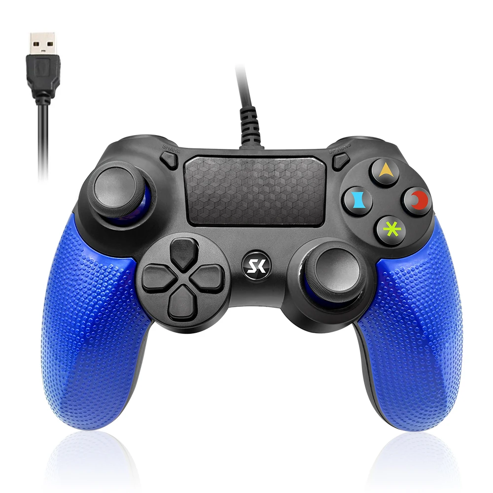 Проводной джойстик игровой контроллер гарантия 6 месяцев для PS4 двойной шок