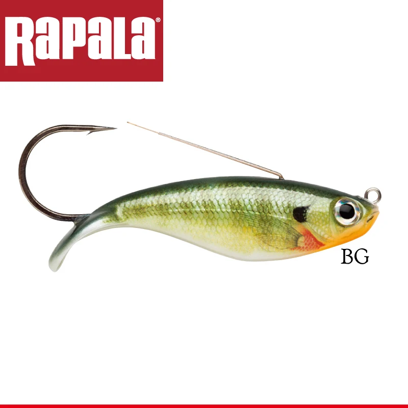 Rapala WEEDLESS SHAP WSD08 8 см/16 г жесткая качественная профессиональная приманка с одним крюком для литья и троллинга 3D BADY