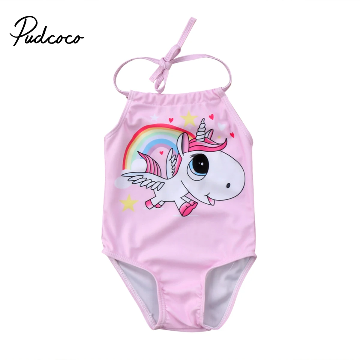 Pudcoco 0 24Months платья для детей малышей девочек милый единорог бикини купальник