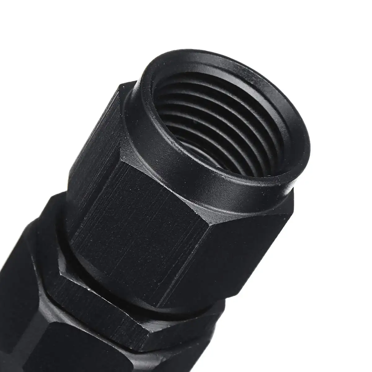 AN6 AN Алюминий для вертлюгов PTFE шланг Конец штуцера адаптер прямое масло топливная