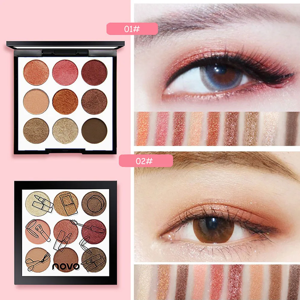 Палитра матовых теней для век 9 цветов| |